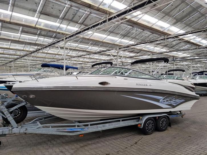 Rinker 246 Captiva, Watersport en Boten, Speedboten, Zo goed als nieuw, 6 meter of meer, Benzine, 200 pk of meer, Polyester