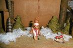 oud hout Duits rookmannetje pop kerst vogel hoed pop popjes, Ophalen of Verzenden