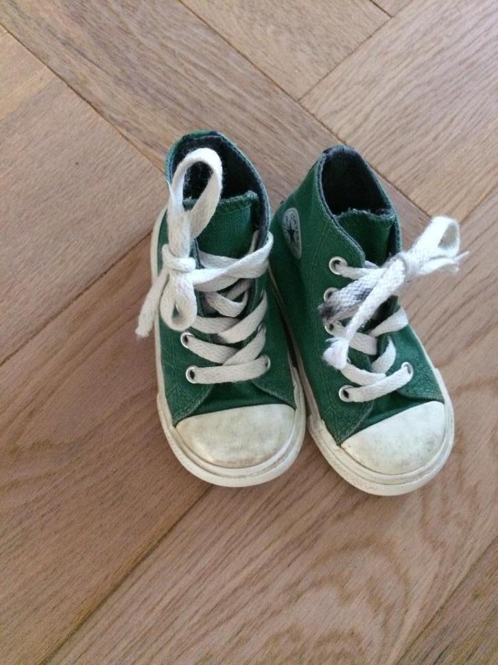 supergave nog hele nette groene Converse All Star mt 22, Kinderen en Baby's, Kinderkleding | Schoenen en Sokken, Gebruikt, Schoenen