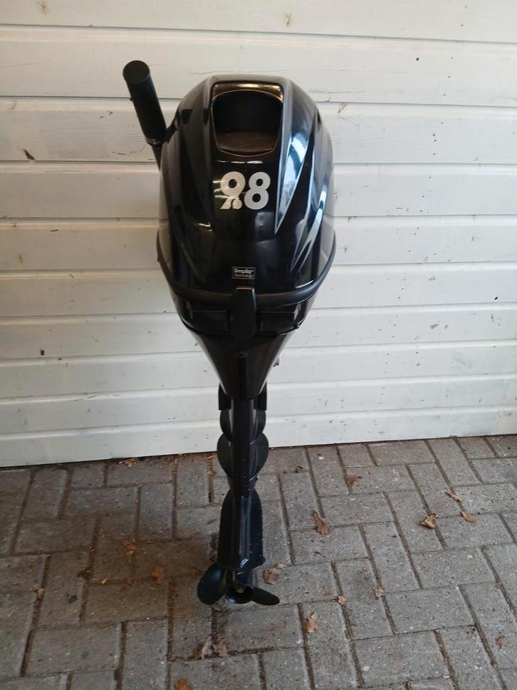 Te koop tohatsu 9.8 4stroke langstaart bj 2019, Watersport en Boten, Buiten- en Binnenboordmotoren, Benzine, 5 tot 10 pk, Ophalen of Verzenden