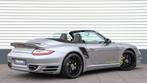 Porsche 911 Cabrio 3.8 Turbo S 918 Spyder (bj 2011), Auto's, Gebruikt, Zwart, 4 stoelen, Leder