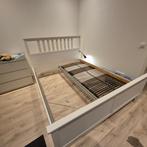 Ikea Hemnes bed 200x160 met lattenbodems, Huis en Inrichting, Ophalen, Gebruikt, Wit, Strak klassiek