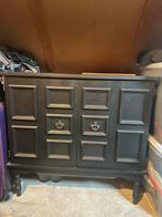 Dressoir met harmonicadeuren - 81,5x76,5x38 cm, Gebruikt, 25 tot 50 cm, Overige houtsoorten, Met deur(en)