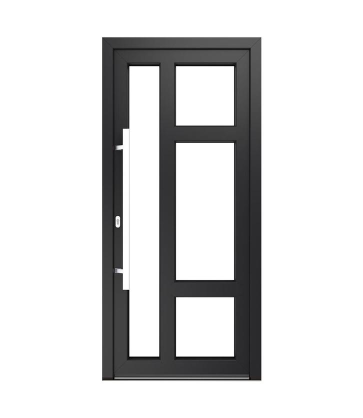 Kunststof | Voordeur - Type 2 | Op Maat | Kleur En Formaat N, Doe-het-zelf en Verbouw, Deuren en Horren, Nieuw, Buitendeur, Kunststof