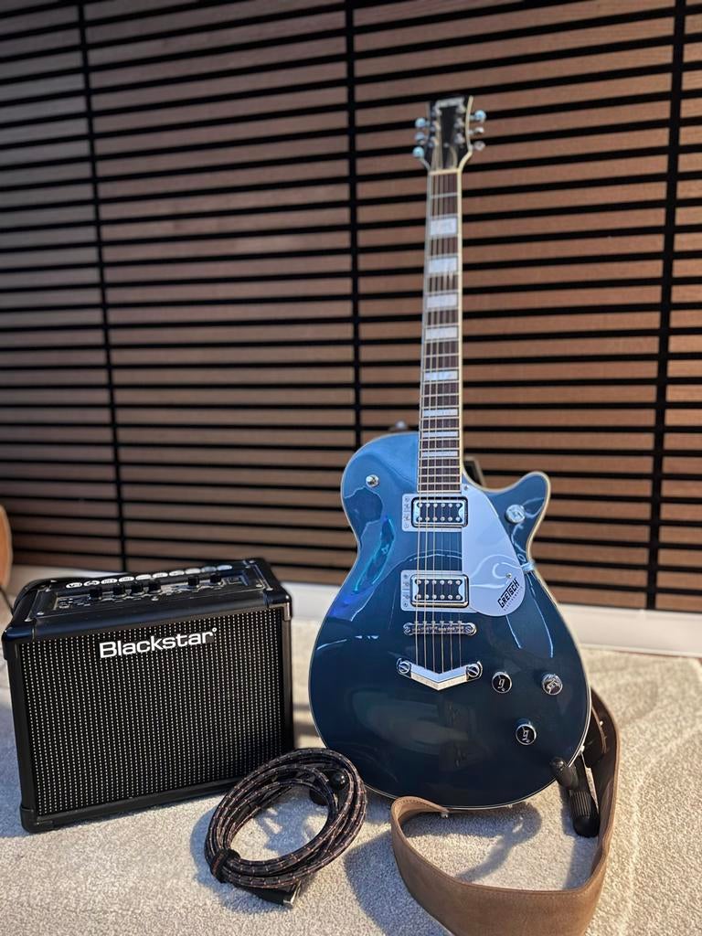 Gretsch Electromatic Jet met Blackstar versterker, Muziek en Instrumenten, Snaarinstrumenten | Gitaren | Elektrisch, Gebruikt