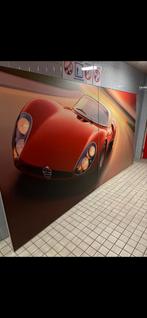 Alfa Romeo Wandstuk 2x4m, 125 cm of meer, Ophalen of Verzenden, Zo goed als nieuw, Schilderij