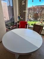 Eettafel wit 68cm, Huis en Inrichting, Tafels | Eettafels, 50 tot 100 cm, Kunststof, Rond, Vier personen