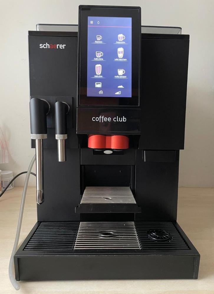 Schaerer Coffee Club Fresh Milk Bonenkoffiemachine, ZGAN!, Witgoed en Apparatuur, Koffiezetapparaten, Refurbished, Koffiebonen