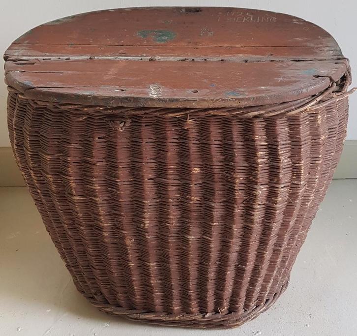 Antieke abraham - bakkersmand - Adv S 005, Antiek en Kunst, Antiek | Overige Antiek, Ophalen