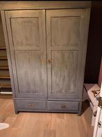 Antieke landelijke kast uit 1899, Huis en Inrichting, Ophalen, Gebruikt, 100 tot 150 cm, 200 cm of meer