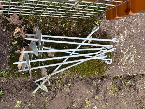 Grondankers - 4 stuks, Doe-het-zelf en Verbouw, IJzerwaren en Bevestigingsmiddelen, Nieuw, Overige typen, 50 tot 100 mm, Ophalen of Verzenden