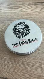 Blik Disney The Lion King, met 6 zwart rubberen onderzetters, Ophalen of Verzenden