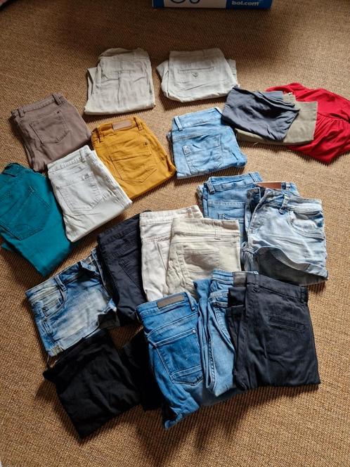 Kledingpakket broeken dames - kort en lang maat 36, Kleding | Dames, Dames-kledingpakketten, Zo goed als nieuw, Maat 36 (S), Ophalen