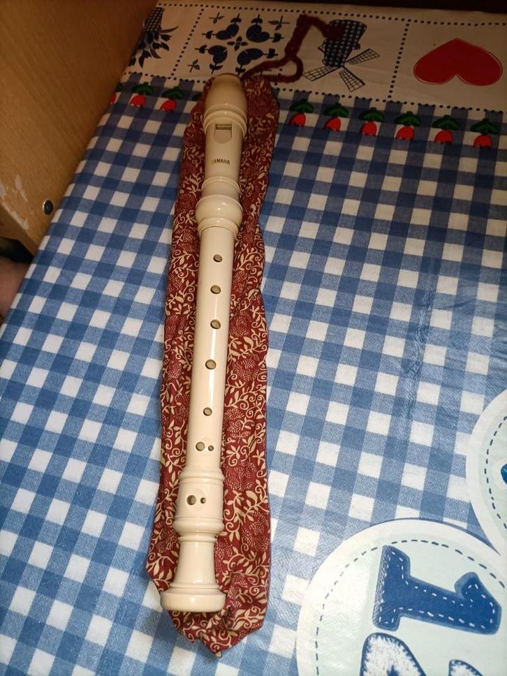 Yamaha blokfluit met stoffen hoesje, Muziek en Instrumenten, Blaasinstrumenten | Blokfluiten, Ophalen of Verzenden