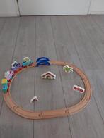Woezel en Pip houten treinset helemaal compleet, Ophalen of Verzenden, Zo goed als nieuw