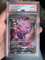 Pokémon Fusion Strike Genesect V #255 PSA 10, Ophalen of Verzenden, Zo goed als nieuw, Losse kaart, Foil