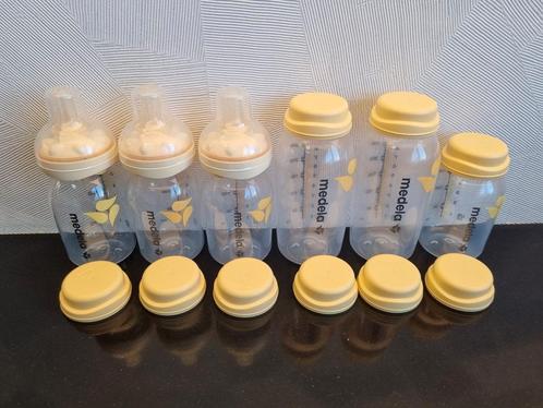 Medela flesjes met 3x calma speen, Kinderen en Baby's, Babyvoeding en Toebehoren, Zo goed als nieuw, Overige typen, Ophalen of Verzenden