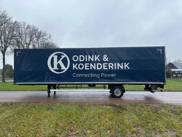 DRAF be oplegger 7 ton huifzeilen met laadklep 750 kg beschikbaar voor biedingen