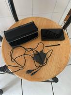 Zwarte nintendo DS lite met oplader mer twee uitgangen,pen., Ophalen, Zo goed als nieuw, Zwart