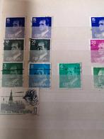 Spanje: 7 bladzijden in insteekboekje, Verzenden, Gestempeld