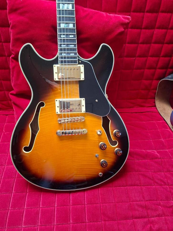 Ibanez JSM-10, Muziek en Instrumenten, Snaarinstrumenten | Gitaren | Elektrisch, Zo goed als nieuw, Semi-solid body, Ibanez, Ophalen