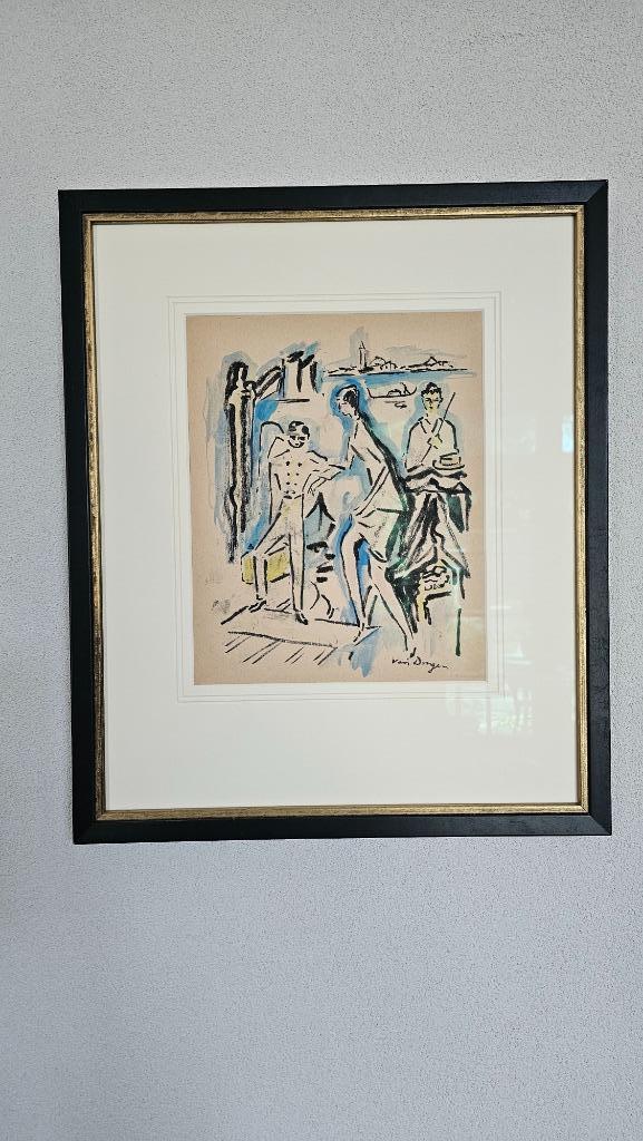 Werken van Kees van Dongen  Aquarel, Antiek en Kunst, Kunst | Schilderijen | Klassiek, Ophalen