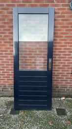 Stabel Buitendeur met Glas, Doe-het-zelf en Verbouw, Deuren en Horren, Ophalen, Gebruikt, 80 tot 100 cm, 200 tot 215 cm