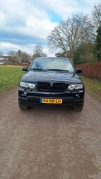 BMW X5 4.4 I AUT 2005 Zwart, Auto's, Automaat, 2095 kg, 320 pk, Zwart