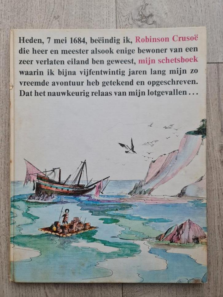 Robinson Crusoë - Schetsboek, Boeken, Romans, Gelezen, Nederland, Ophalen of Verzenden