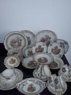 Oud barok bavaria uitgebreid serveerstel vol goud&limogedeco, Antiek en Kunst, Antiek | Servies los, Verzenden