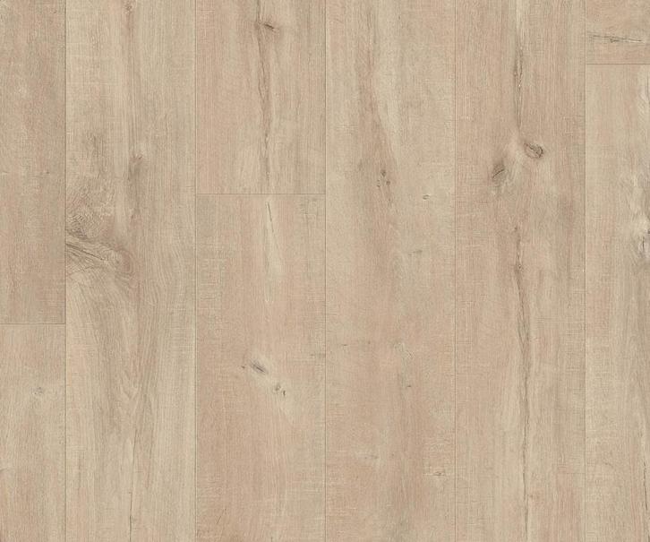 Laminaat Grijs Eik Natuur met 4V-groev €13,95m2, Huis en Inrichting, Stoffering | Vloerbedekking, Nieuw, Laminaat, Grijs, 75 m² of meer