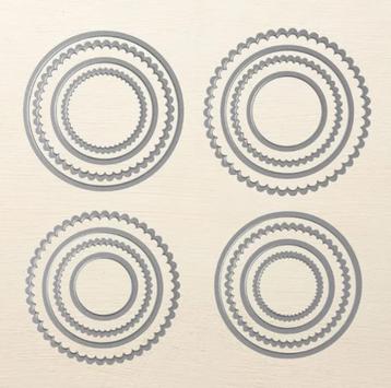 Stampin' Up! stansenset Layering Circles rondjes cirkels beschikbaar voor biedingen