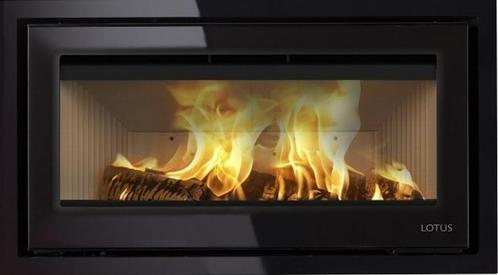 Topaktie brede Lotus inzethaard type H 470 Wide Black Magic, Huis en Inrichting, Haarden, Nieuw, Houthaard, Ophalen of Verzenden