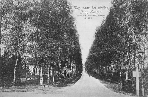 (701-335-019) Laag Soeren Weg naar het Station, Verzamelen, Ansichtkaarten | Nederland, Gelderland, Verzenden