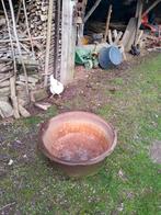 Kookpot gietijzer. 72 cm diameter,  hoog ongeveer 35 cm., Tuin en Terras, Gebruikt, Ophalen