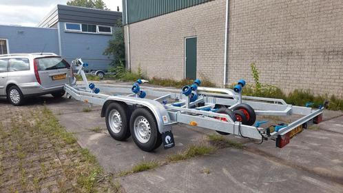 Sloep Trailer, Watersport en Boten, Boottrailers, Zo goed als nieuw, Sloepentrailer, 1500 tot 3000 kg, 6 tot 9 meter, Geremd, Dubbelassig (tandemas)