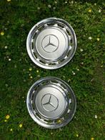 Mercedes w 123 wieldoppen 2 stuks voor  de mancave, Auto diversen, Ophalen, Gebruikt