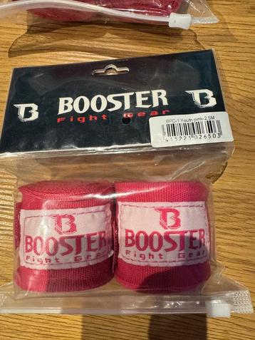 Booster Boksbandages Roze – 2,5 meter 5 paar €30 beschikbaar voor biedingen