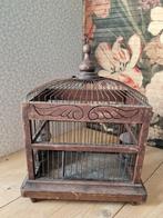 Antiek houten vogelkooitje, Antiek en Kunst, Ophalen of Verzenden