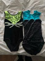 Turnpakjes te koop, Sport en Fitness, Turnen, Zwart, Zo goed als nieuw, Turnpak(je), Kindermaat 122 t/m 140
