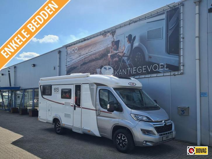LMC Breezer V 643 65 Years ED. Lengtebedden/Dakairco, Caravans en Kamperen, Campers, Bedrijf, tot en met 2, Half-integraal, LMC