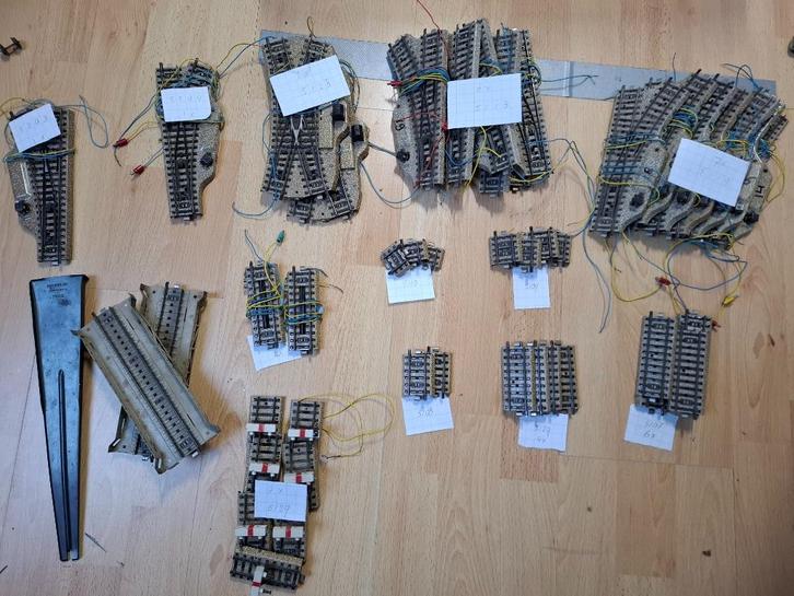 marklin rails., Hobby en Vrije tijd, Modeltreinen | H0, Gebruikt, Wagon, Wisselstroom, Märklin, Analoog, Ophalen of Verzenden