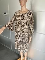 J198 Yaya maat 40=M jurk jurkje beige/zwart, Kleding | Dames, Jurken, Maat 38/40 (M), Beige, Ophalen of Verzenden, Zo goed als nieuw