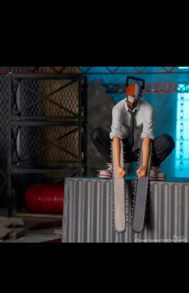 Chainsaw man figure. Nieuw, Verzamelen, Poppetjes en Figuurtjes, Zo goed als nieuw, Ophalen of Verzenden