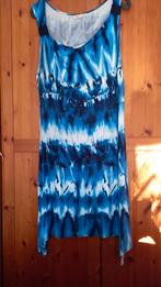 Jurk. Miss Etam. Maat 50. Blauw/ wit., Blauw, Ophalen of Verzenden, Zo goed als nieuw, Jurk