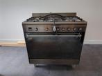 Smeg gasfornuis 90cm met wokbrander, Ophalen, 60 cm of meer, Zo goed als nieuw, Gas