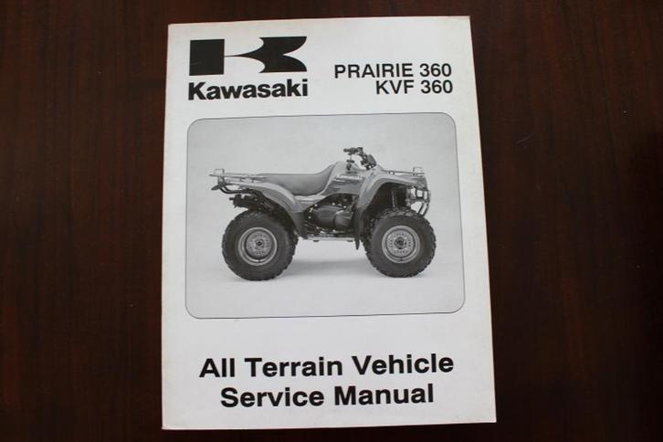 KAWASAKI PRAIRIE 360 KVF 360 ATV 2003 service manual KVF360, Motoren, Handleidingen en Instructieboekjes, Kawasaki, Ophalen of Verzenden