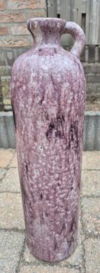 Paarse keramieken vaas - 50 cm, Antiek en Kunst, Antiek | Vazen, Ophalen