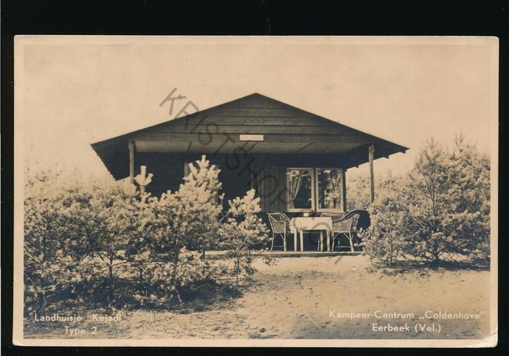 Eerbeek - Kampeer-Centrum Coldenhove [KRST009-2224, Verzamelen, Ansichtkaarten | Nederland, Gelopen, Gelderland, 1920 tot 1940