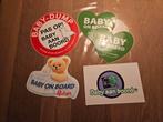 Baby aan Boord stickers, Ophalen of Verzenden, Zo goed als nieuw